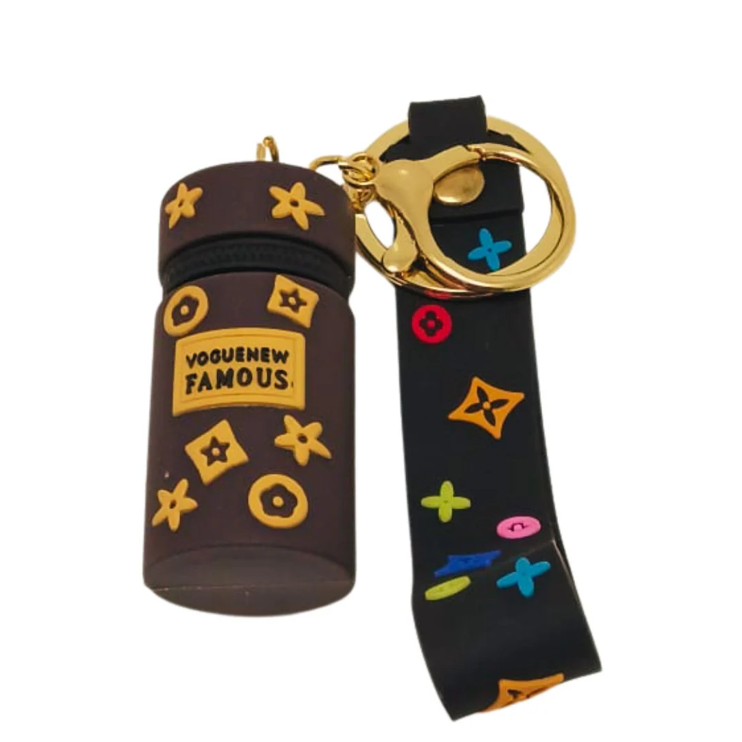 Cute Bottle Purse Style Keychain - Image 4