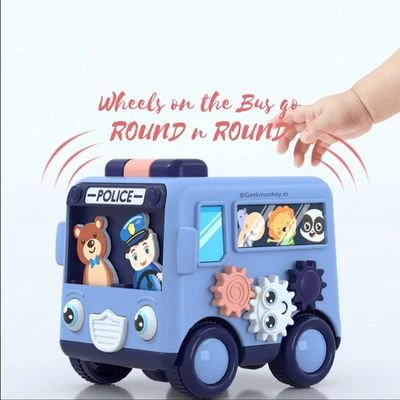 Cute School Bus - Friction Toy