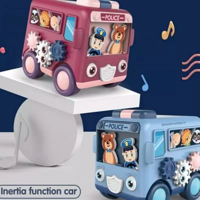 Cute School Bus - Friction Toy - Image 4