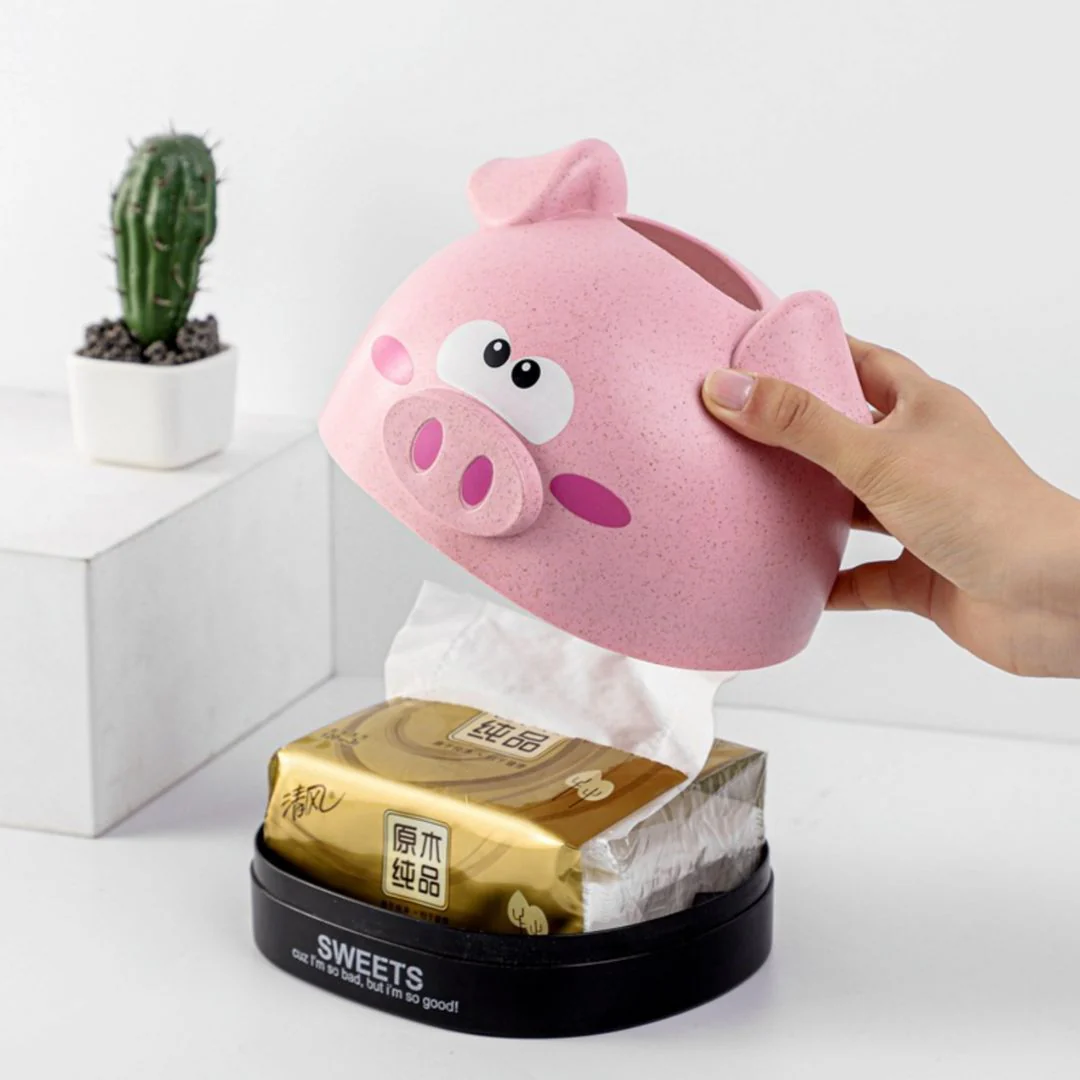 Cute Tissue Roll Box | Cartoon Design Tissue Dispenser Box - Image 5