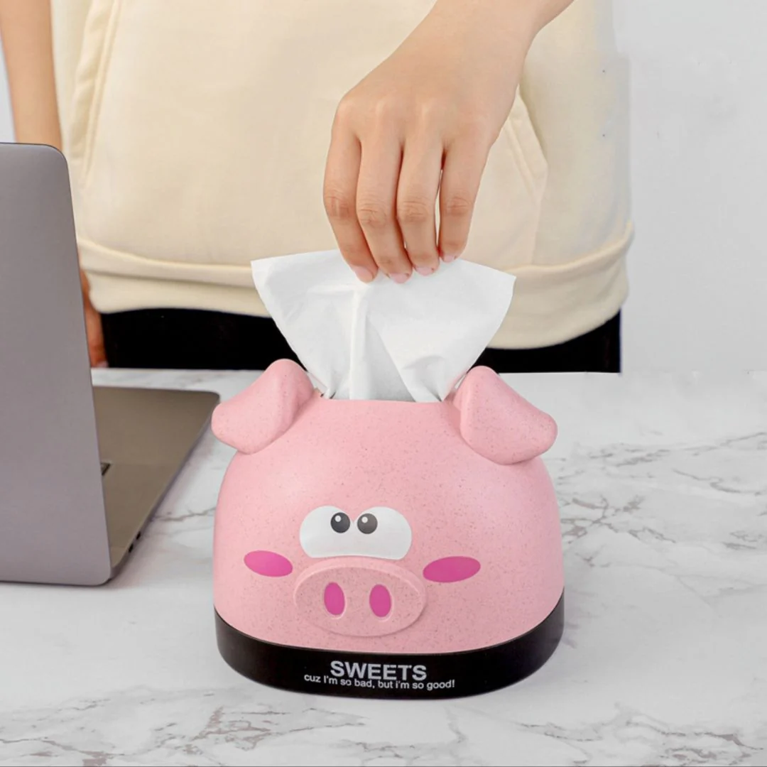 Cute Tissue Roll Box | Cartoon Design Tissue Dispenser Box - Image 6