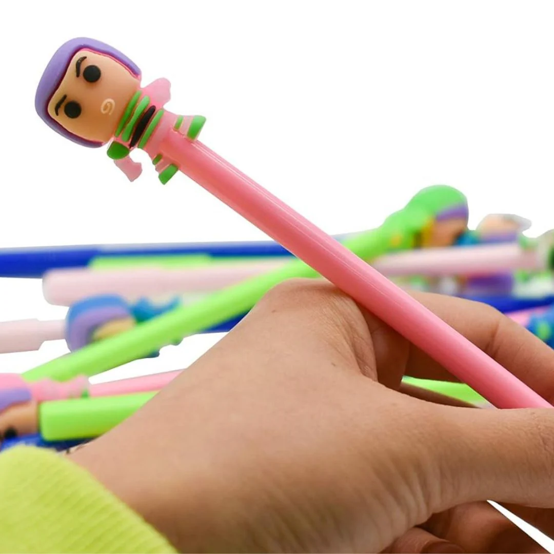 Cutesy Astronaut Gel Pen | Buzz Lightyear Inspired Pen [Set of 4] - Image 2