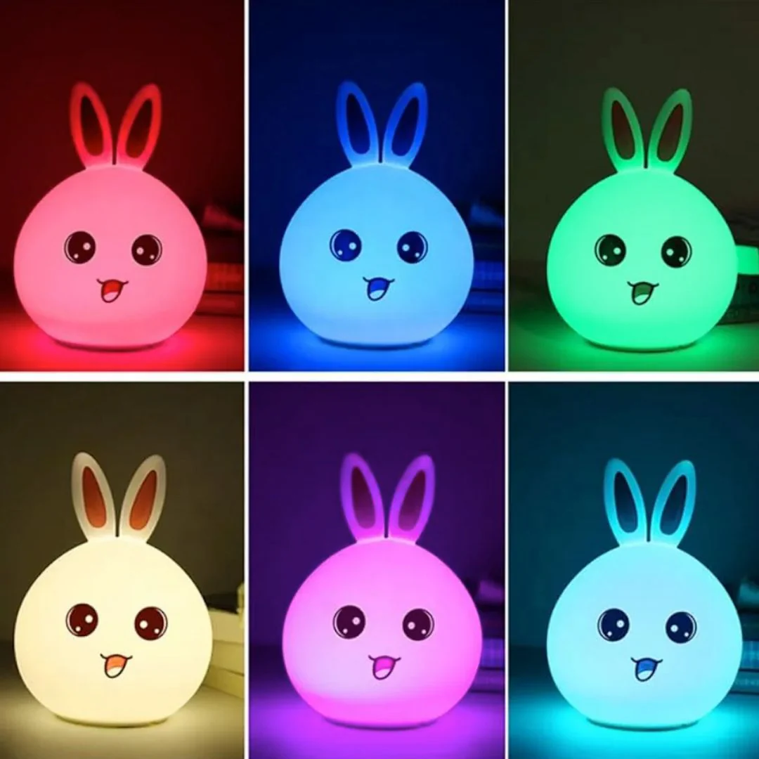 Cutesy Rabbit Lamp - Silicon LED Night Light - Image 8