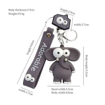 Cutie Patootie Animal Keychain - Image 2