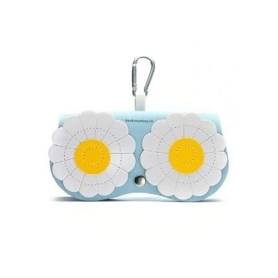 Dazzling Daisy Sunglass Case - Faux Leather - Image 8