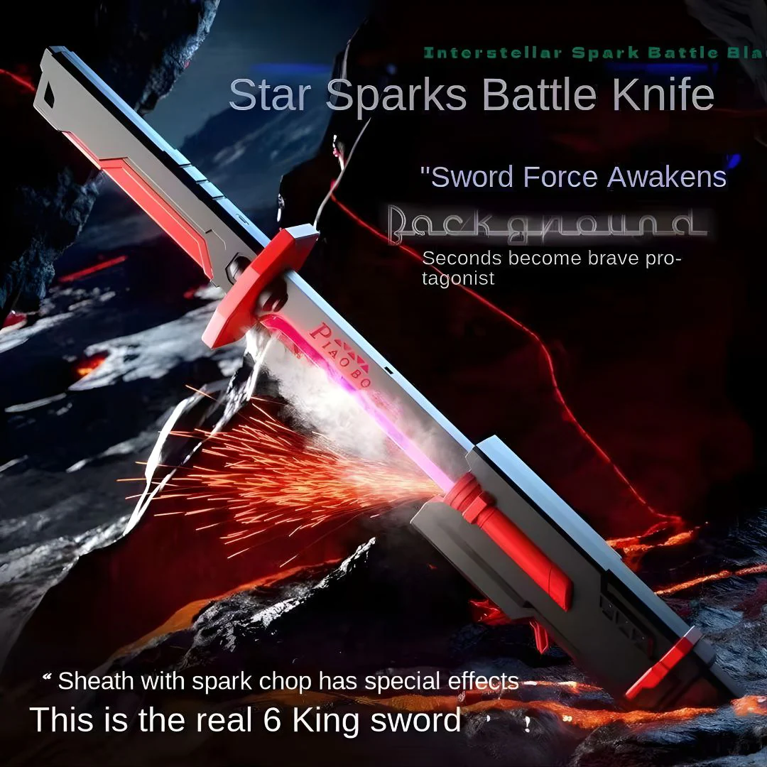 BlazeStrike LED Smoke Sword – Multicolor Light FX Toy - Image 2