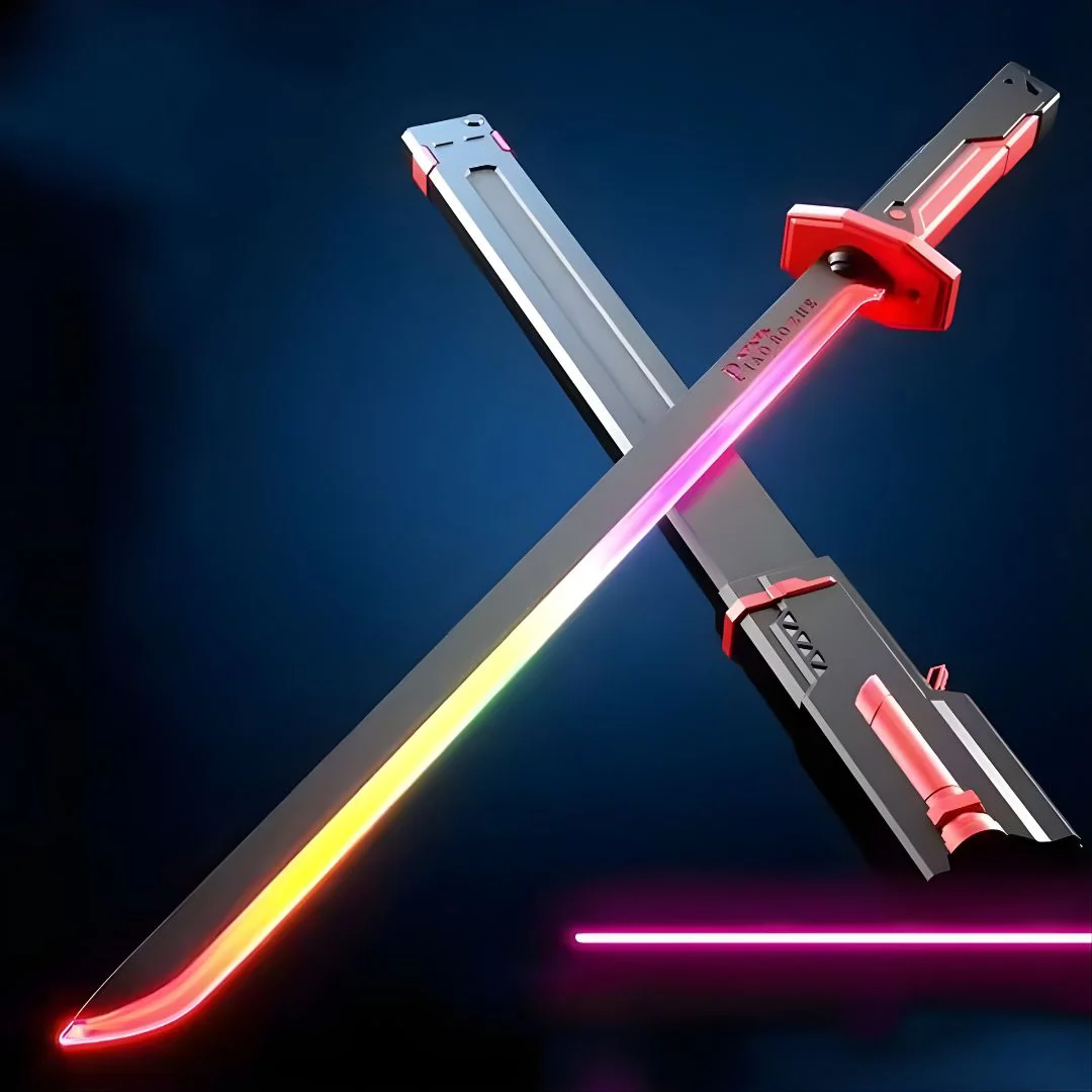 BlazeStrike LED Smoke Sword – Multicolor Light FX Toy - Image 6