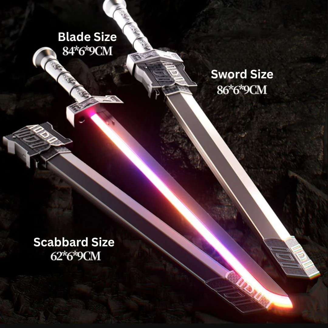 BlazeStrike LED Smoke Sword – Multicolor Light FX Toy - Image 7
