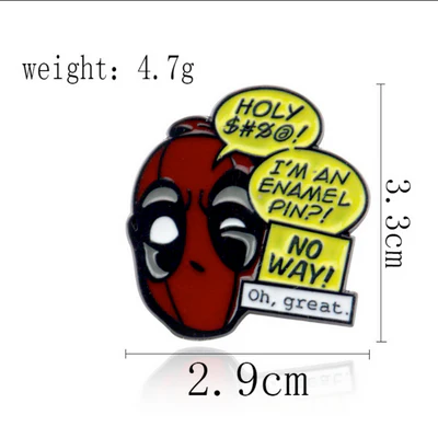 Deadpool Metallic Lapel Pin - Image 3