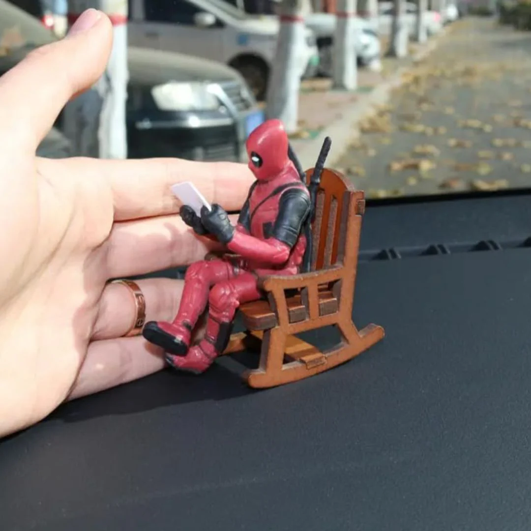 Deadpool Rocking Chair Figurine | Chill with the Merc with a Mouth - Image 2