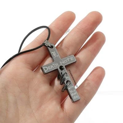 Death Note Necklace - Anime Metal Cross - Image 3