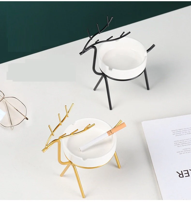 Deer Ashtray | Moose and Antler Trays | Cigarette Holder - Image 7