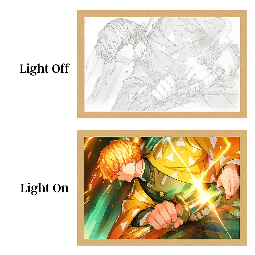 Demon Slayer Light Painting – Kimetsu no Yaiba Warriors - Image 2