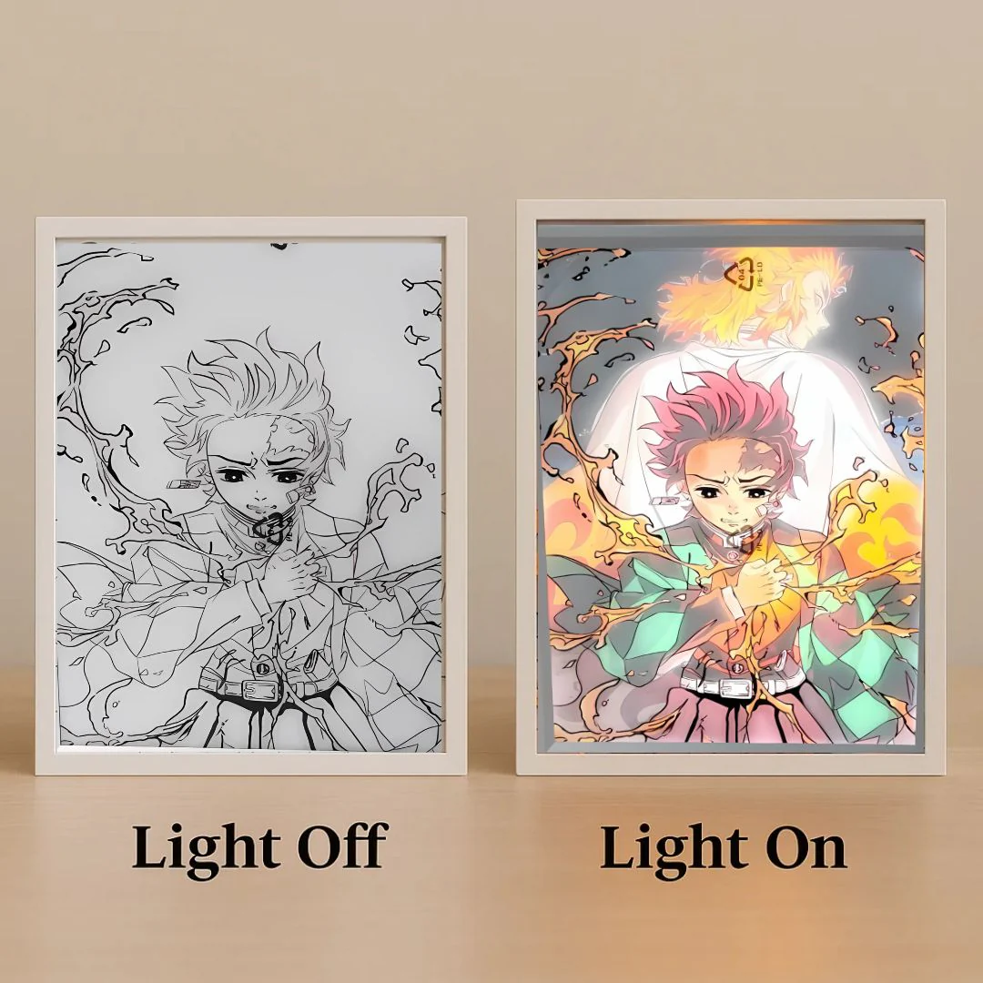 Demon Slayer Light Painting – Kimetsu no Yaiba Warriors - Image 3