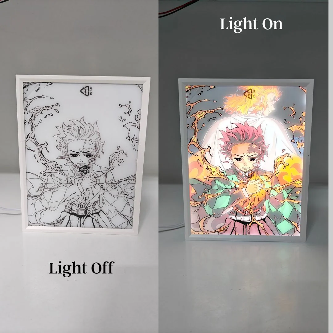 Demon Slayer Light Painting – Kimetsu no Yaiba Warriors - Image 4