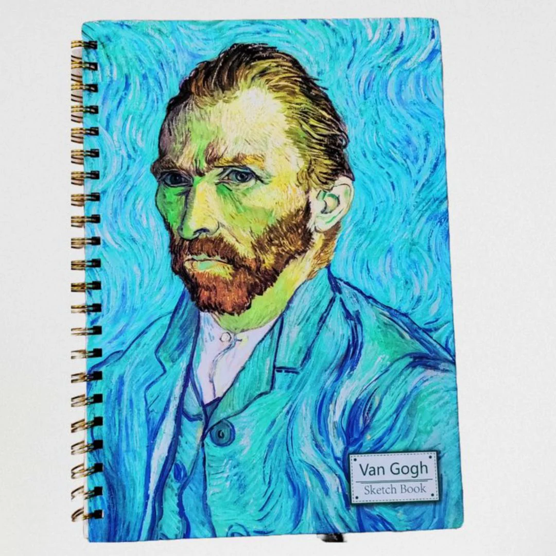 Designer Artist Sketchbook – A5 Spiral-Bound Drawing Notebook