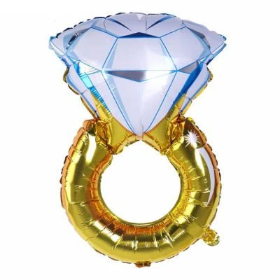 Diamond Ring Foil Balloons Inflatable - Image 7