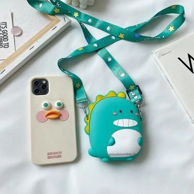 Dinosaur Crossbody Coin Case - Image 3