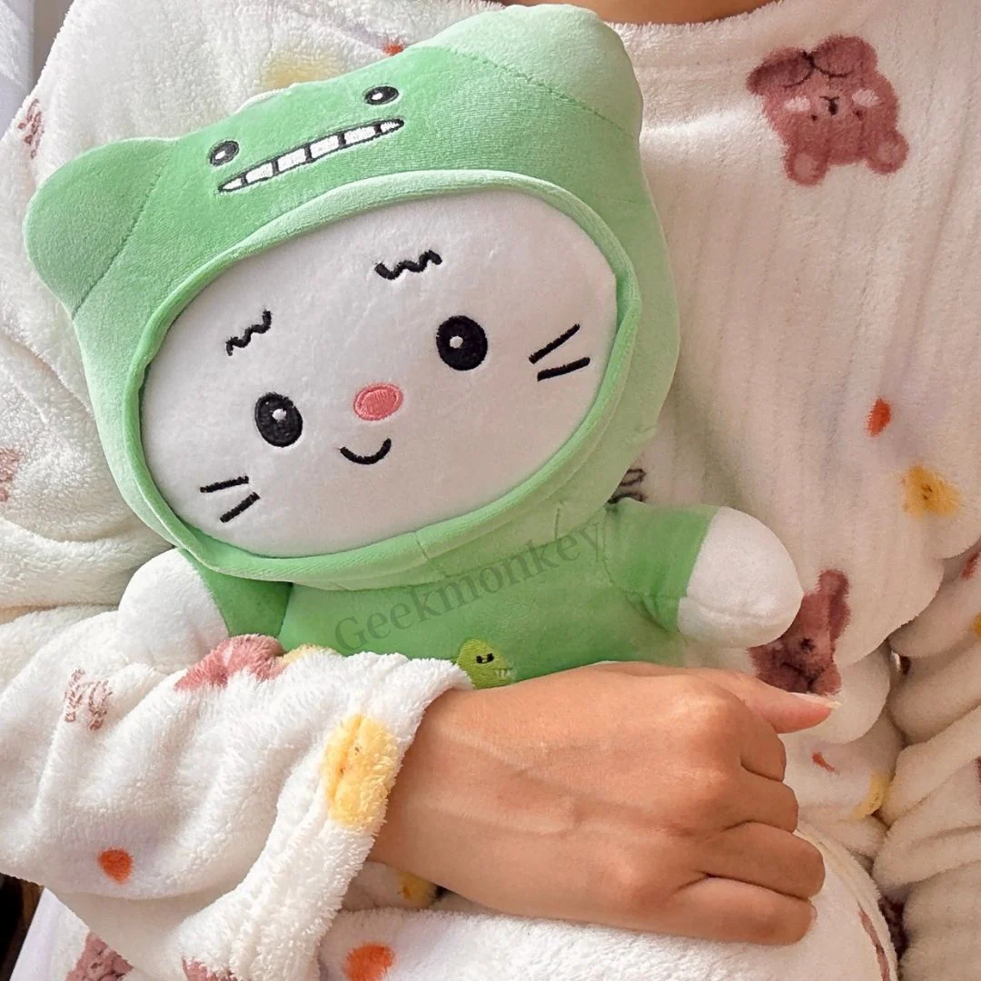 Dinosaur Hoodie Cat Plush - The Ultimate Cuddle Companion [30 cm] - Image 2