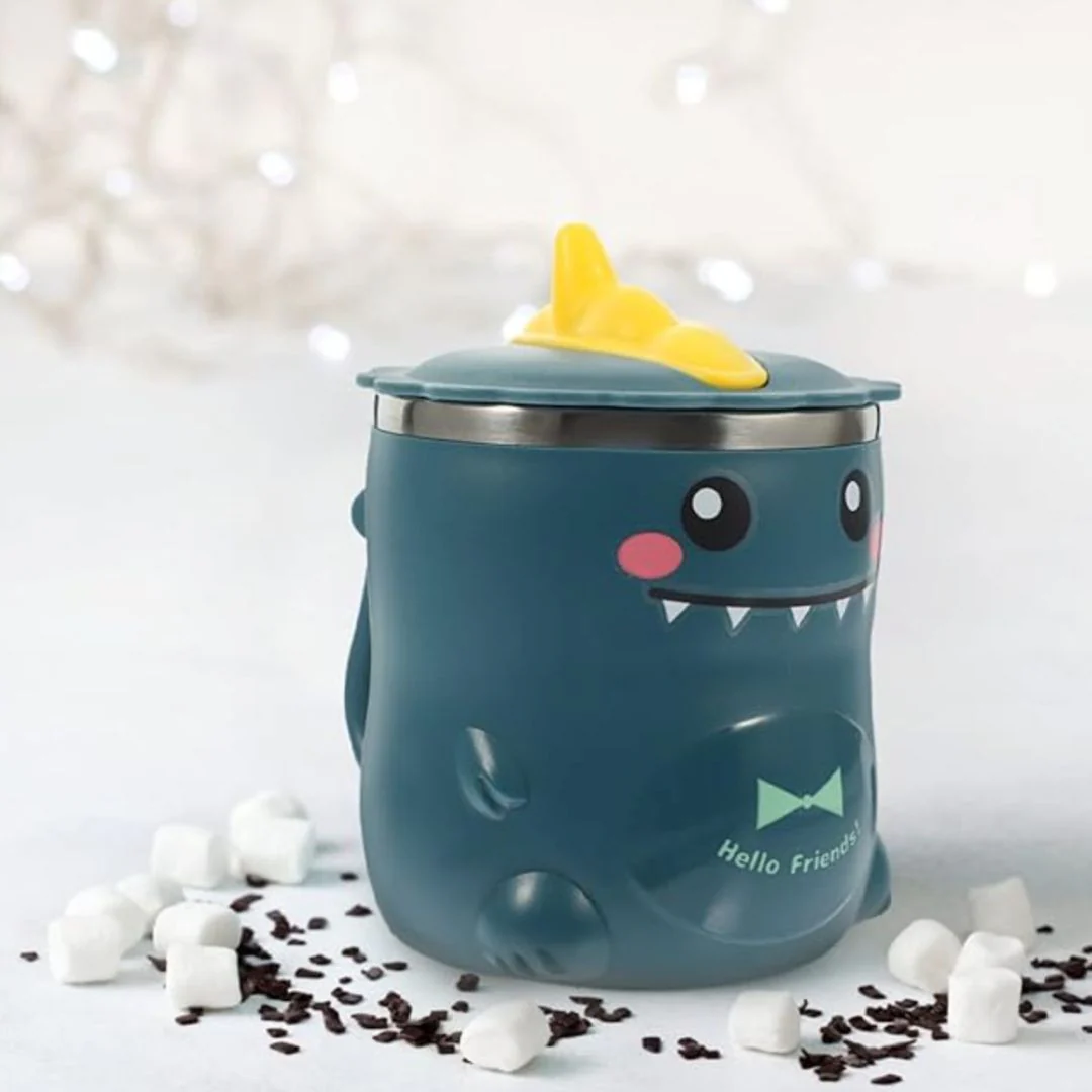 Dinosaur Sippy Cup for Kids | Cute Mini Cup 304 liner Stainless Steel - Image 7