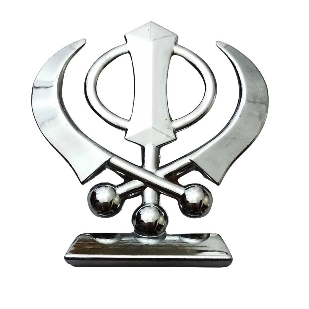 Divine Khanda – Sikh Symbol Dashboard Idol - Image 2