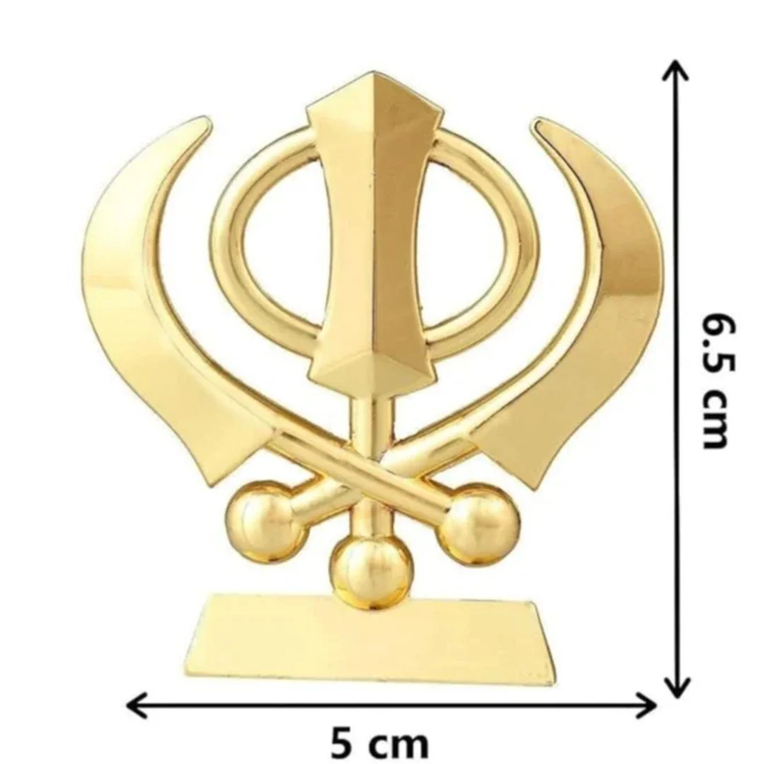 Divine Khanda – Sikh Symbol Dashboard Idol - Image 3
