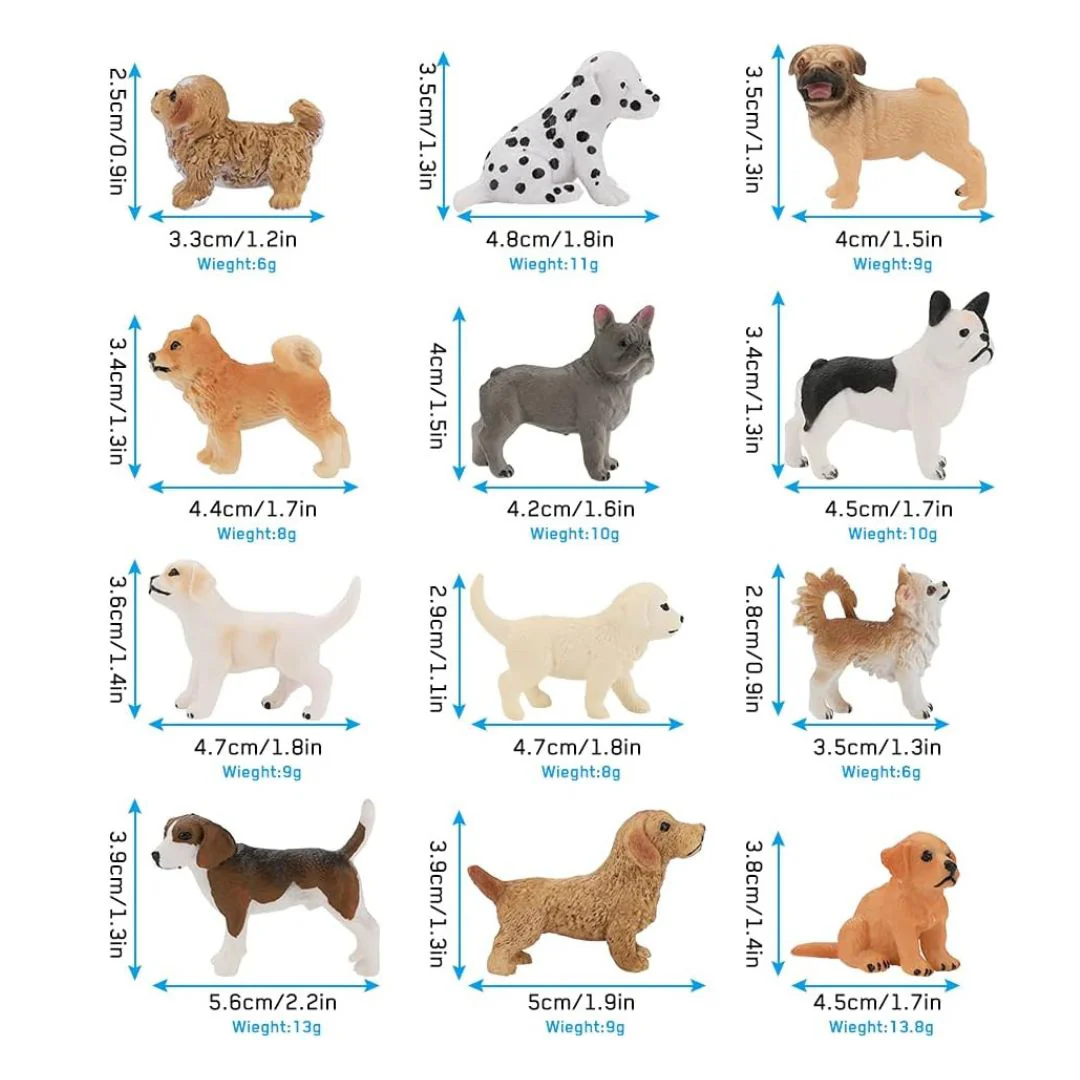 My Little Pup | Set of 2 Dog Figurines - Image 2