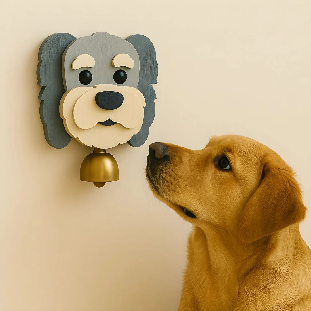 Dog Shape Door Bell Chime – Press Ringer for Home Décor - Image 2