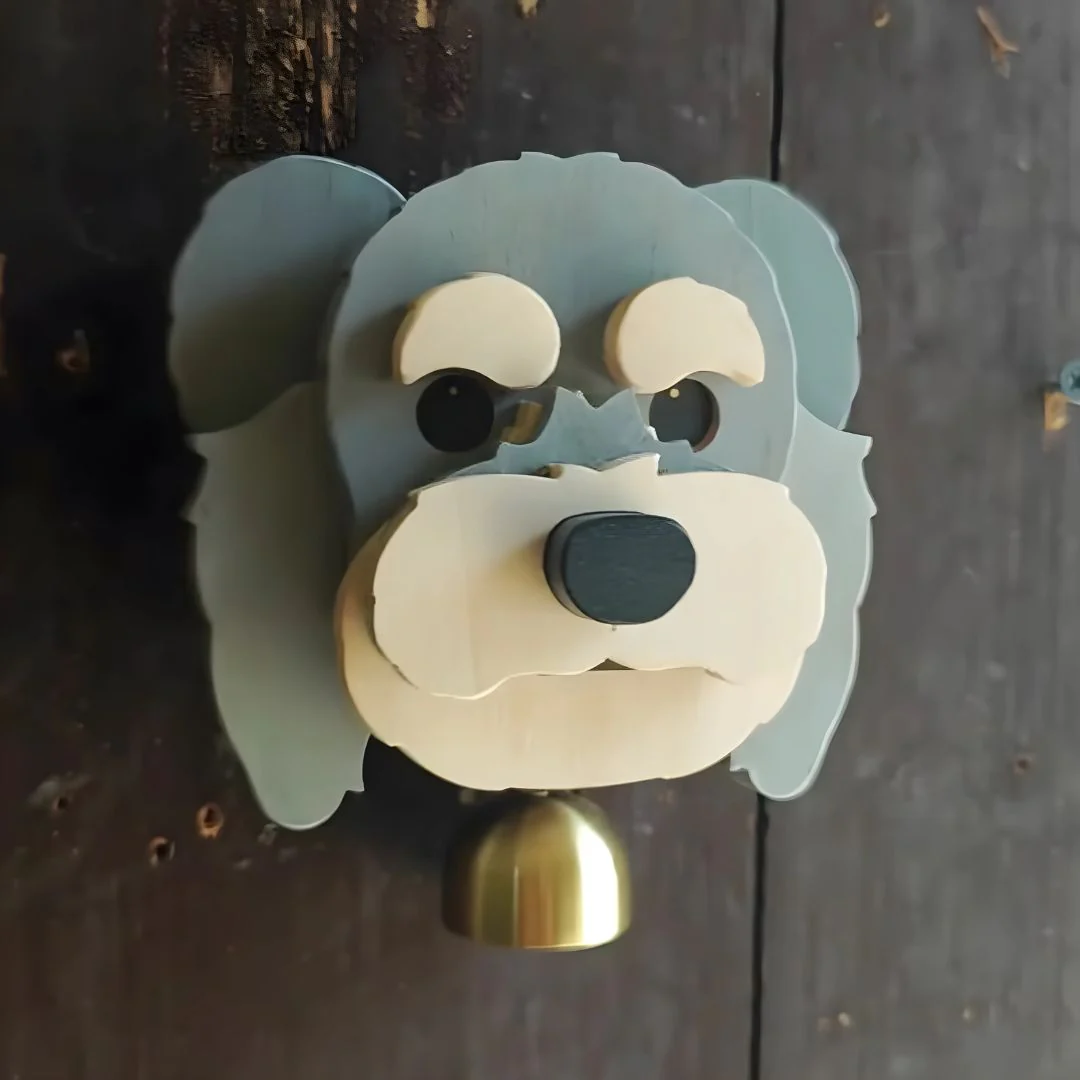 Dog Shape Door Bell Chime – Press Ringer for Home Décor - Image 3