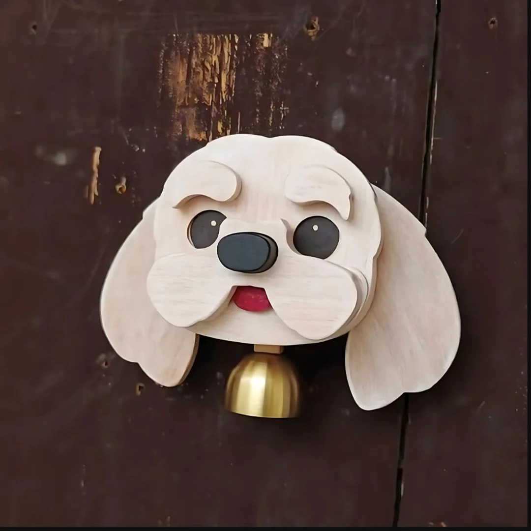 Dog Shape Door Bell Chime – Press Ringer for Home Décor - Image 4