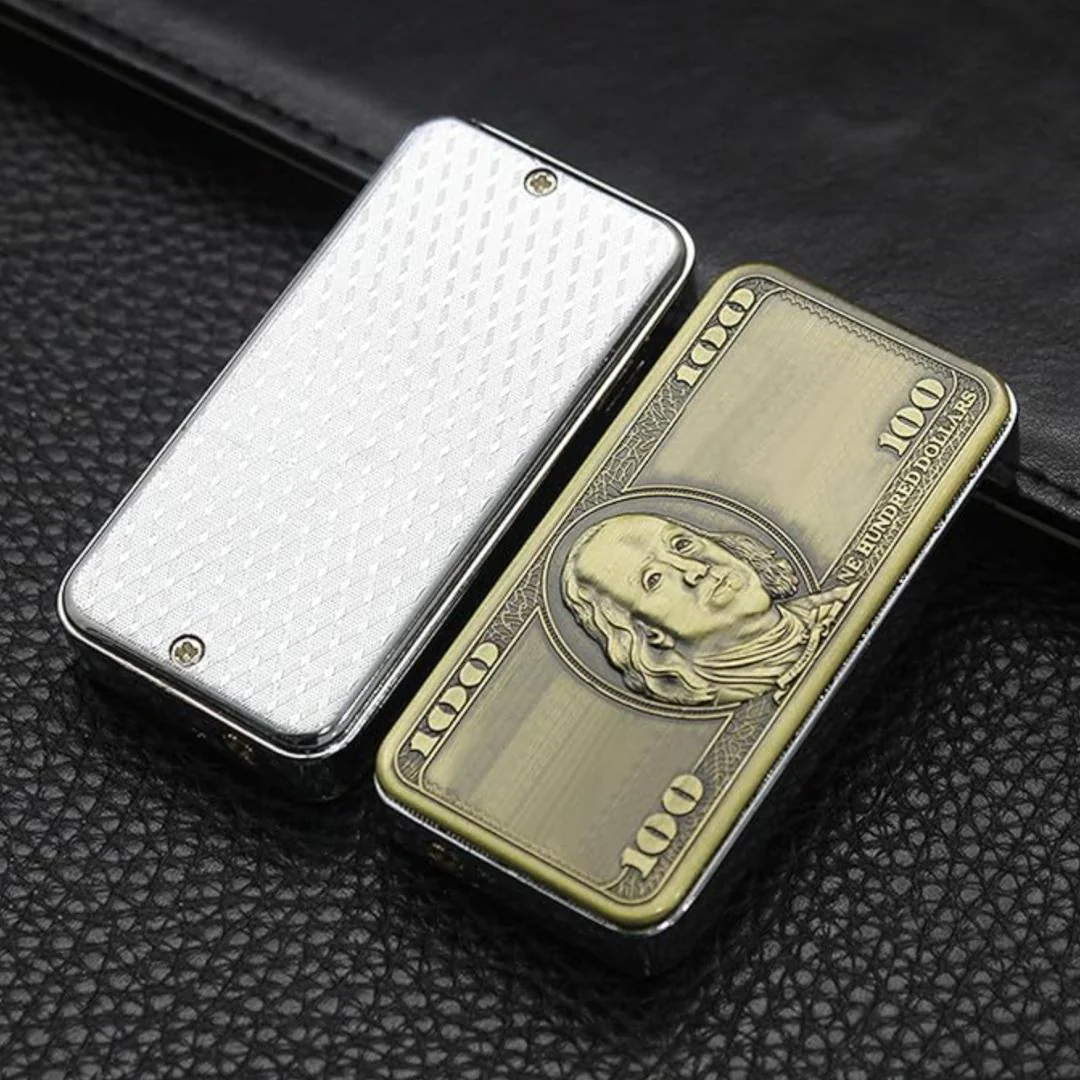 Dollar Shaped Gas Lighter | Pocket Size Refillable Lighter - Image 3