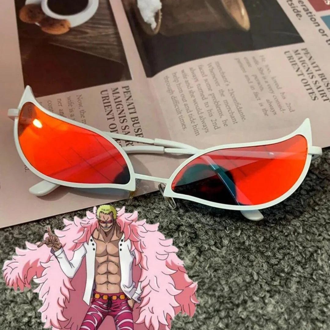 Donquixote Doflamingo Swan Glasses | Unique One Piece Anime-Inspired Sunglasses - Image 2