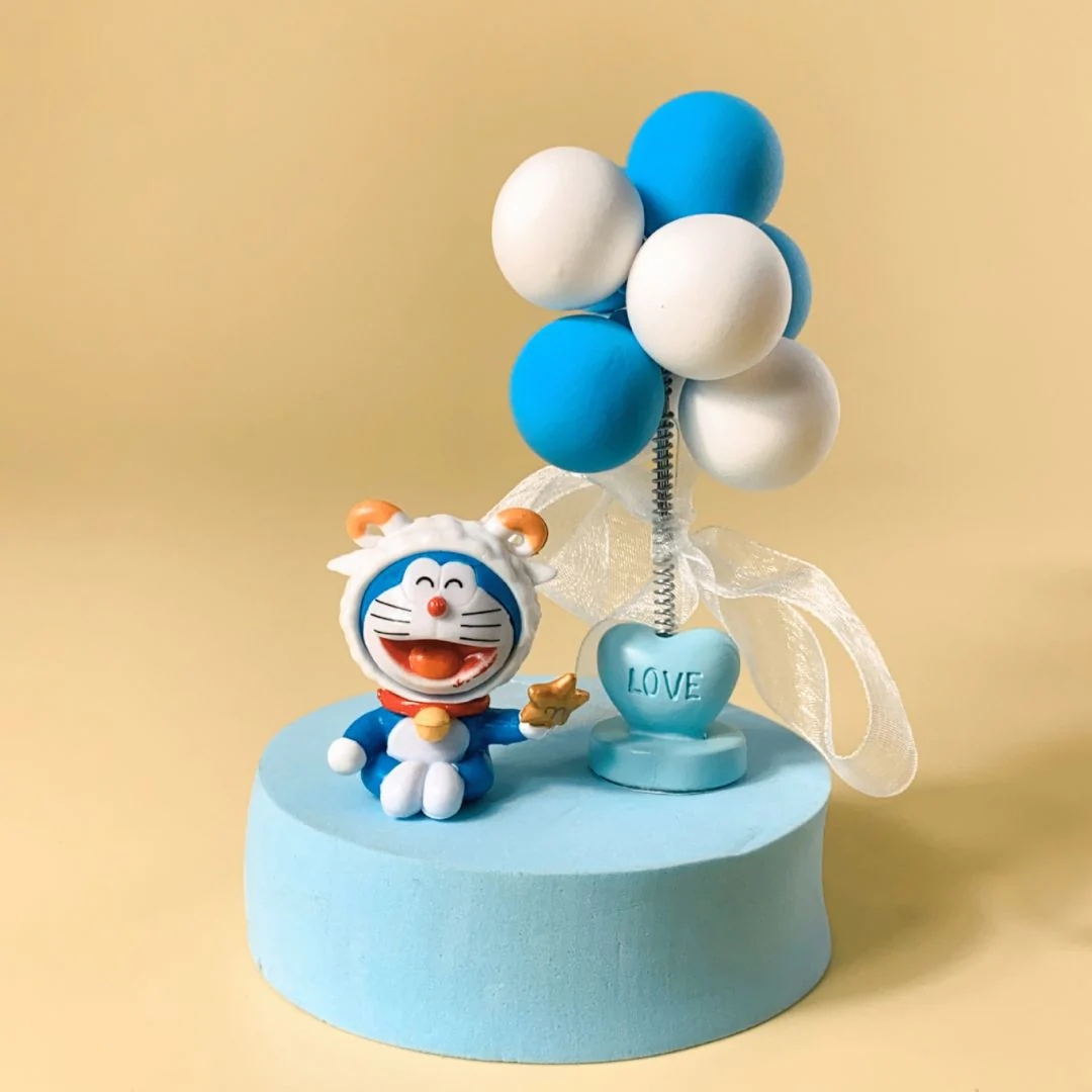 Doraemon Birthday Cake Topper [12 signs] | Cute Zodiac Doraemon Ornament - Image 13