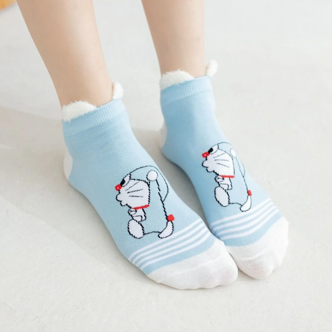 Doraemon Cotton Socks | Soft Breathable Casual Socks - Image 2