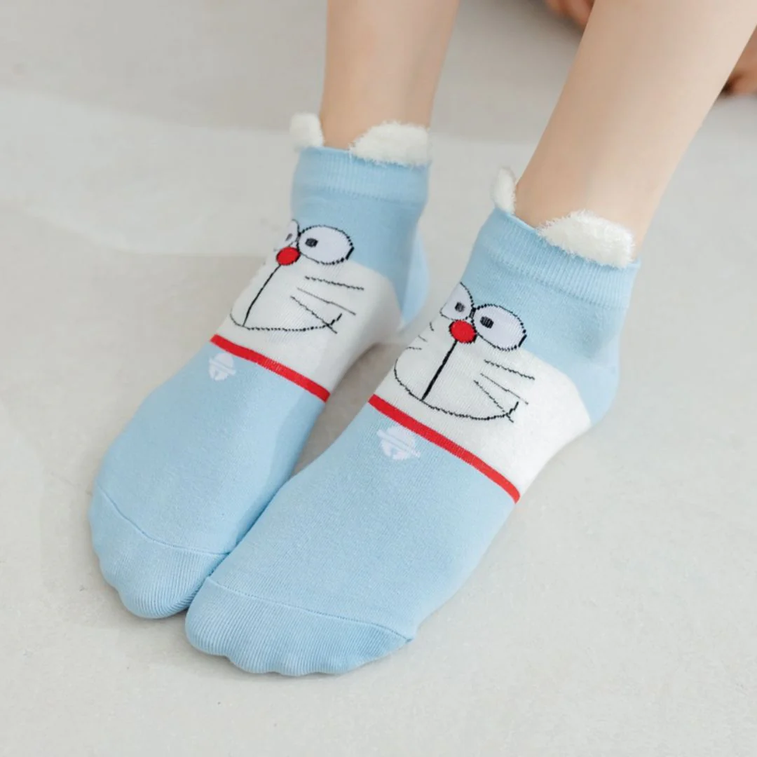 Doraemon Cotton Socks | Soft Breathable Casual Socks - Image 3