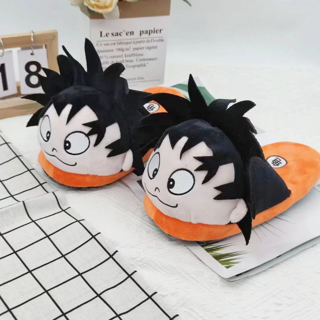 Dragonball Son Goku Soft Slippers | Anime Slippers for Kids | [UK Size 3-6] - Image 3