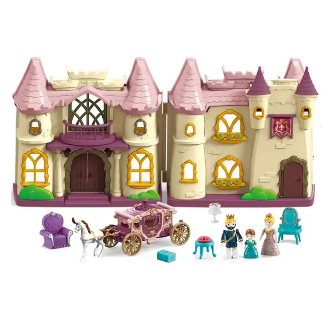 Dream Castle Doll House Play Set With Accessories - Image 2