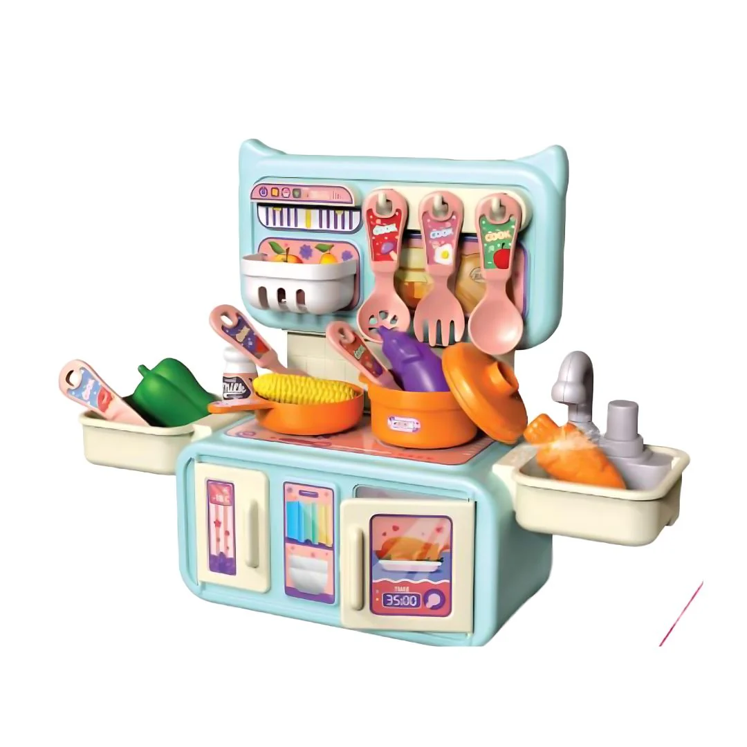 Dream Kitchen Set Toy | Plastic Pretend Play Set - Image 4