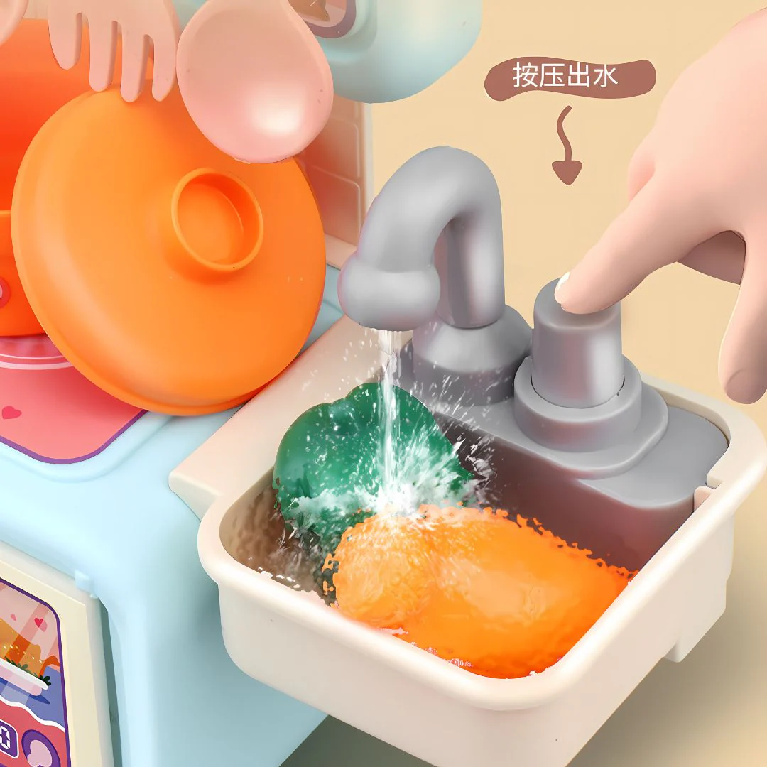 Dream Kitchen Set Toy | Plastic Pretend Play Set - Image 5