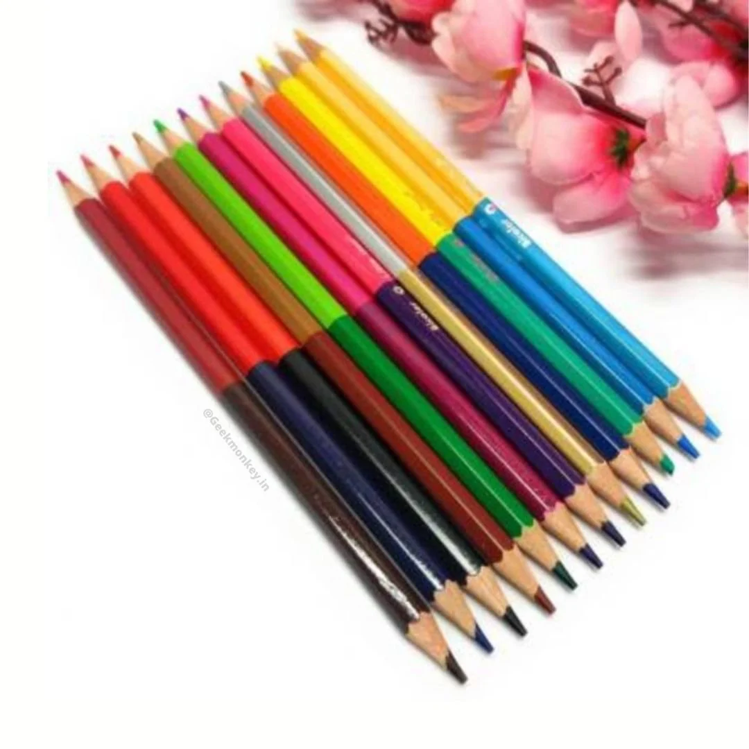 Dual Color Pencil - 24 Color Shades - Image 4