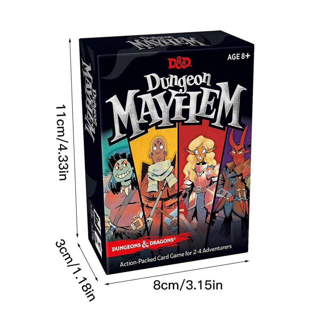 Dungeons And Dragons Mayhem Card Game 120 Cards Set - Image 4