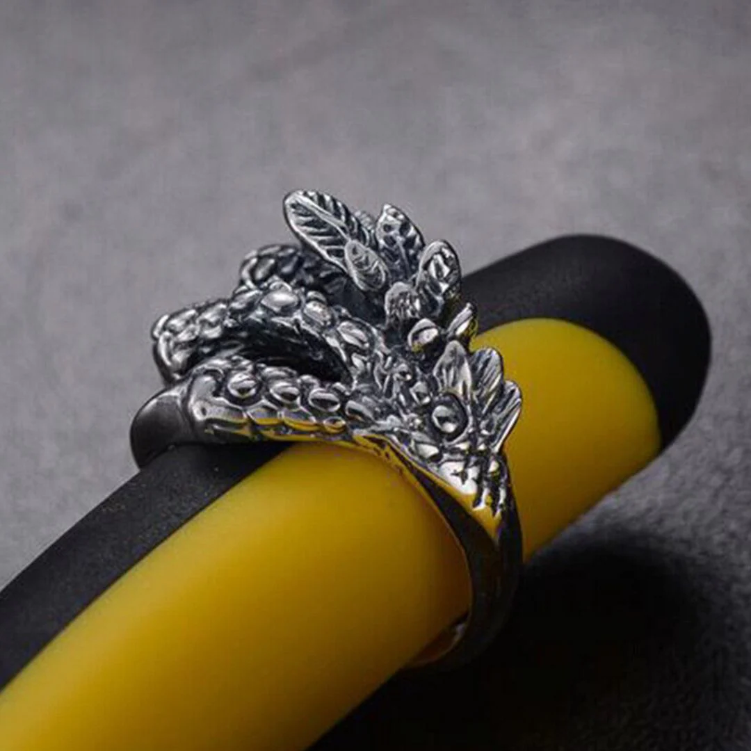 Eagle Claw Biker Ring - Adjustable Finger Ring - Image 4