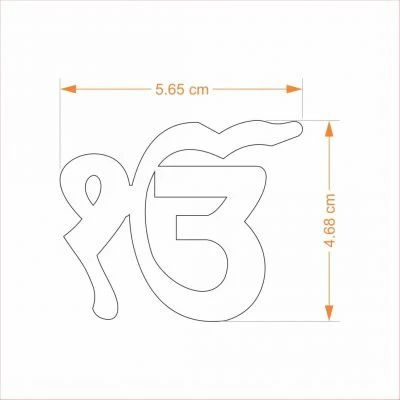 Ek Onkar - Metal Bookmark with Tassel - Image 3