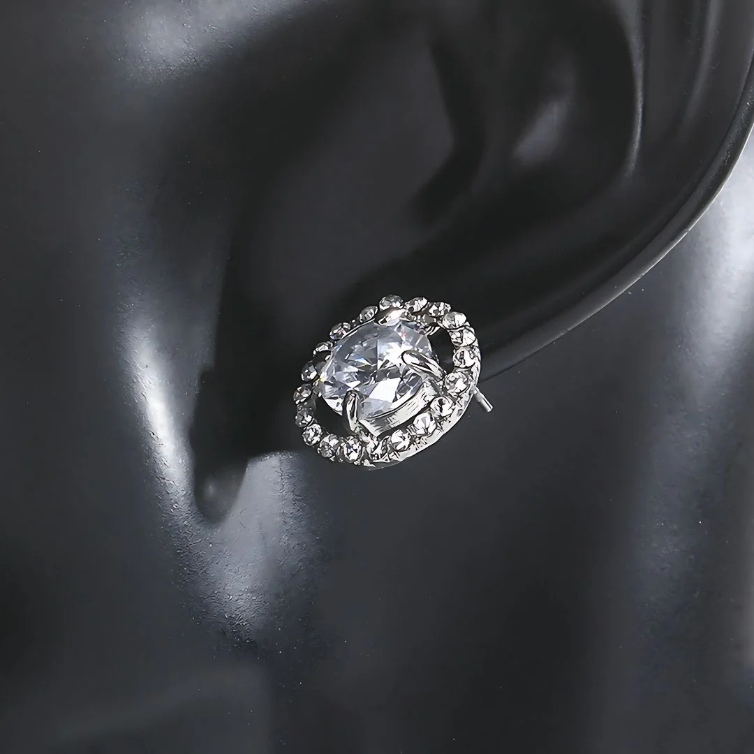 Elegant Silver Rhinestone Set - Image 3