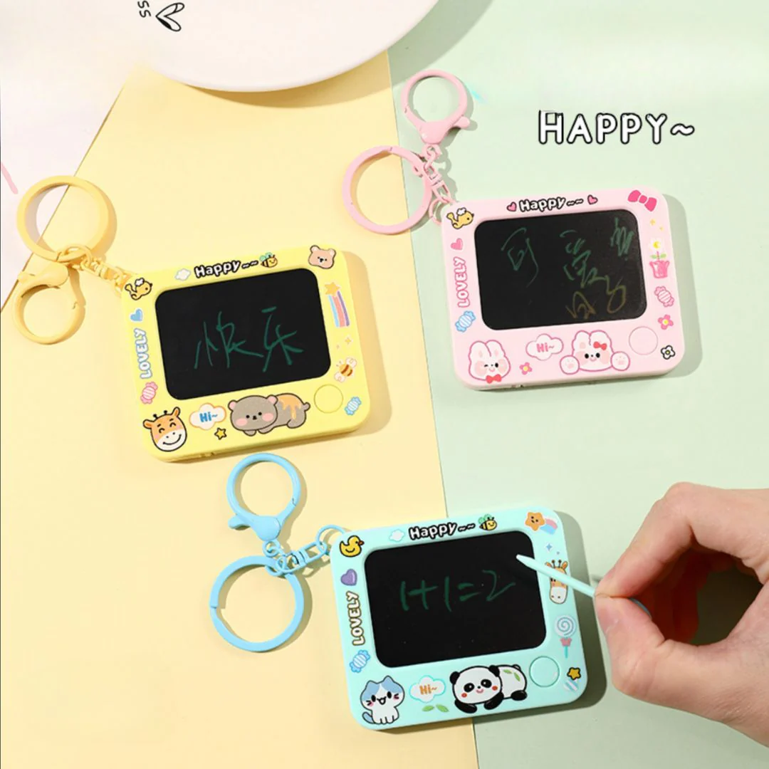 Erasable Screen Keychain | Pookie Keychain with Screen n Stylus - Image 2
