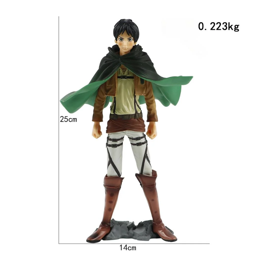 Eren Yeager Action Figure | Cute Attack on Titan Collectible | Anime Merchandise - Image 3