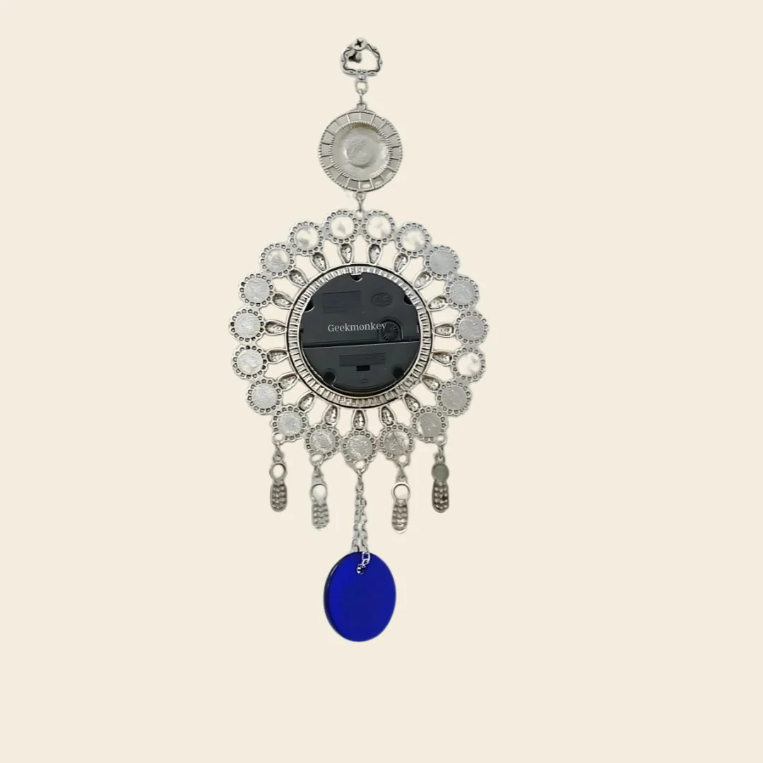Evil Eye Wall Hanging | Evil Eye Metal Clock - Image 3