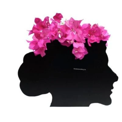 Women of Steel - Face Metal Vase - Image 3
