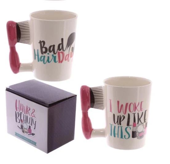 Hair Brush Ceramic Mug - Image 3