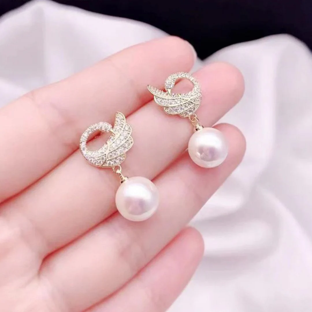 Fat Pearl Earring Collection | Elegant Pearl Ear Studs - Image 10